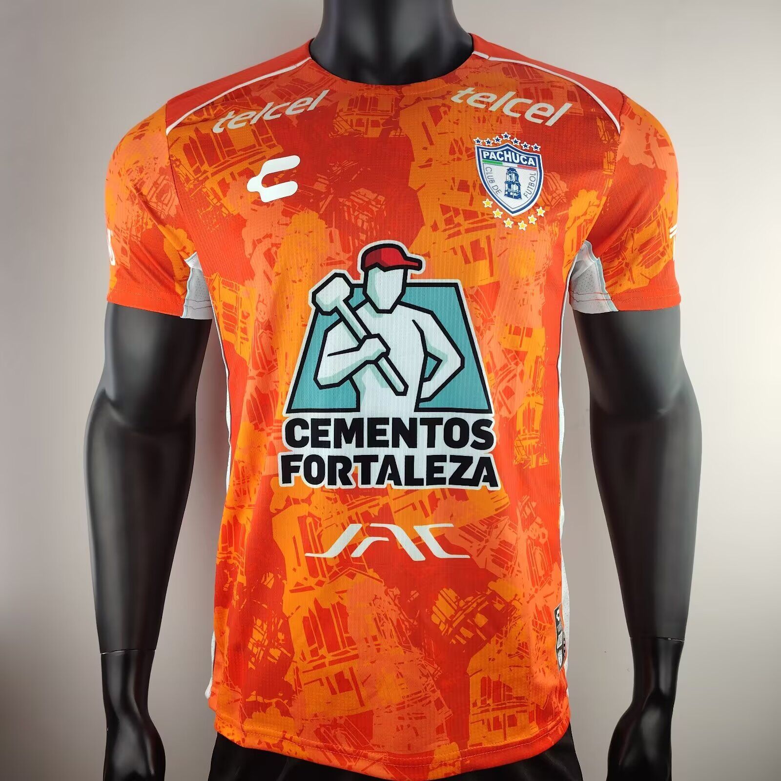 AAA Quality Pachuca 25/26 Away Orange Soccer Jersey(Player)